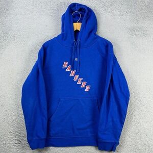 New York Rangers Sweatshirt Hoodie Men XL Blue Kaapo Kakko Hockey NHL Fanatics